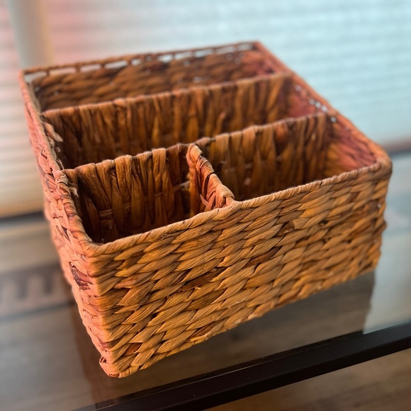 Wicker Desk File Organizer - Picture 5 of 5